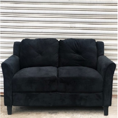 Life Black - Màu Đen : Ghế Sofa Đôi - Ngang 147cm 